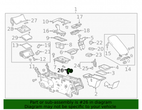 Theft Control PEPS Module Cadillac ATS 13-19