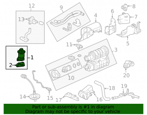 EGR valve Honda CRZ 11-16