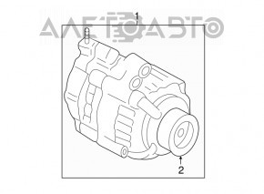 Honda Accord 2.4 liter generator