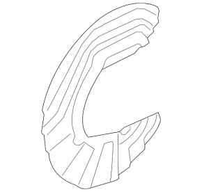 Front left brake disc cover for BMW X3 G01 18-24
