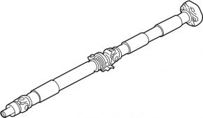 Drive shaft driveshaft Infiniti G25 G37 4d 09-15 RWD