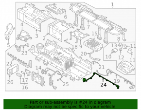 Kia Niro 23-24 HEV High Voltage Wiring