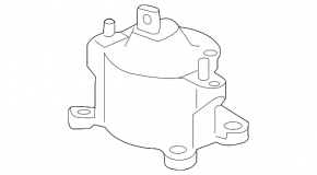 Central engine mount for a 1993 Honda Accord hybrid
