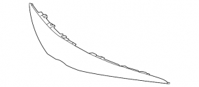 Upper radiator grille trim Toyota Camry v70 21-24 LE\XLE