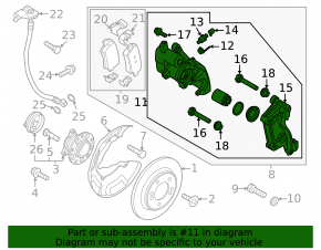 Rear left support Kia Niro 23- HEV, PHEV