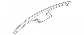 Front panel air duct for blowing windshield BMW X5 E70 07-13 cracks in fasteners