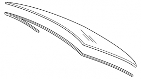 Rear window for Lexus ES350 07-12