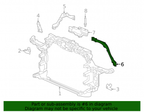 TV bracket left Honda CRV 17-22