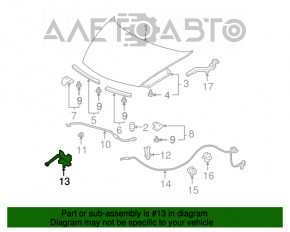 Hood Lock Honda Civic 2006-2011