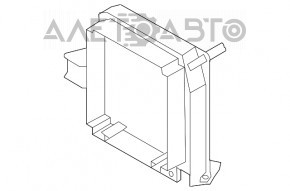 Bracket of the right fuse box under the dashboard Porsche Cayenne 958 11-17 Hybrid