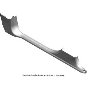 Chevrolet Cruze 16" front right door sill trim - black