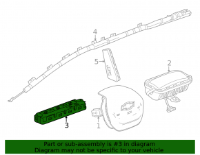 Chevrolet Equinox EV 24-26 driver knee airbag