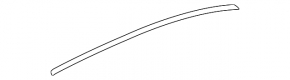 Upper rear left door molding Audi A3 8V 15-20 4d, 5d black