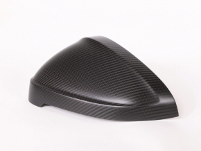 Left side mirror cover for Audi A4 B9 17-25 without BSM, carbon fiber