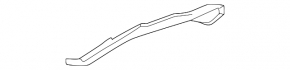Right muffler frame for Porsche Macan 22-26 rest.