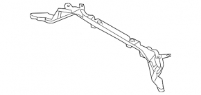 Porsche Panamera 10-16 Upper Windscreen Wiper Grille Tray, Cracked Fastener