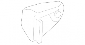 Mercedes W164 ML rear right outer handle cap