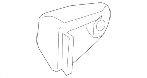Mercedes W164 ML rear right outer handle cap