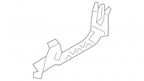 Right rear bumper bracket for Mercedes GLS 13-19 AMG (package)