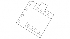 Computer door rear left Mercedes W167 GLE 350 450 20-23