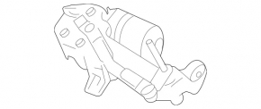 Left windshield washer motor for Mercedes W221