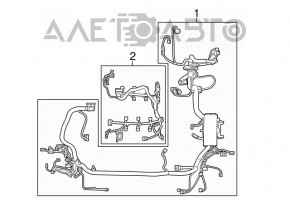 Underhood wiring with fuse box for Lincoln MKX 16-16 3.7