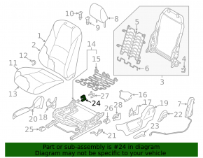 Mazda 3 19-22 driver's seat position sensor broken