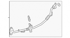 EGR pipe Ford Explorer 20- 2.3T