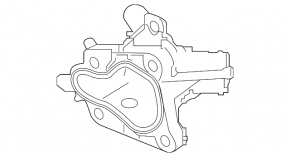 Cooling system flange Nissan Altima 19-24 2.5