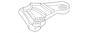 Right engine mount bracket for Hyundai Sonata 20-26 HEV