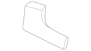 Front panel trim left Volvo V90 17-22 usa, wood grain