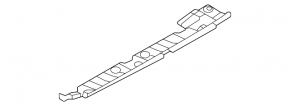 Front right underbody protection for Volvo C40 22-24