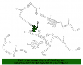 Kia EV6 22-24 three-circuit cooling system valve
