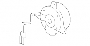Cooling Fan Motor Right Acura TLX 15- 2.4