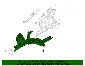 Front left quarter panel Kia Niro 17-22 HEV