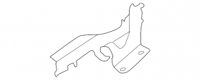 Left hood hinge Infiniti QX60 22-26