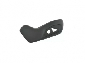 Left side driver's seat trim for a Jeep Compass 17-25, black, electrically powered, scratches, worn, dented mount