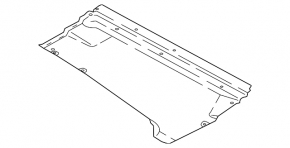 Right underbody protection Audi Q5 80A 18-21