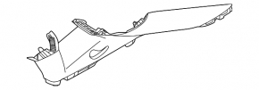 Kia EV6 22-24 black upper right rear pillar trim