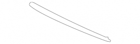 Right-hand grille molding for Mercedes E 21-23 AMG (pack of 10)