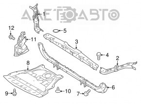 Left eyelash TV bracket for Nissan Rogue Sport 2017-2022