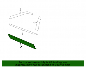 Door trim lower front left Ford Explorer 16-17
