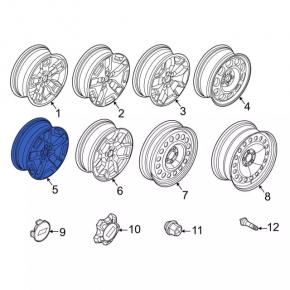 Wheel disk R18 Ford Bronco Sport 21-25 type 1