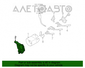 Mercedes W211 steering column surround, beige