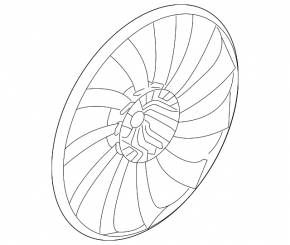 Cadillac CTS 14- Cooling Fan Impeller