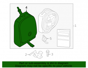 Nissan Leaf 11-17 charging bag frame broken from inside