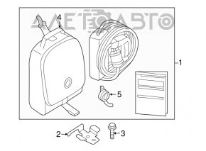 Nissan Leaf 11-17 charging bag frame broken from inside