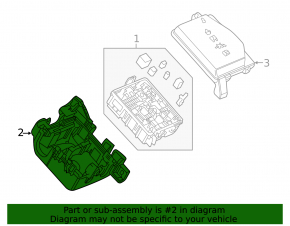 Chevrolet Bolt EV 22-23 Underhood Fuse Box Housing