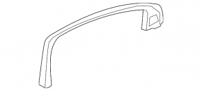 Door frame inner plastic front left Audi Q7 4L 10-15