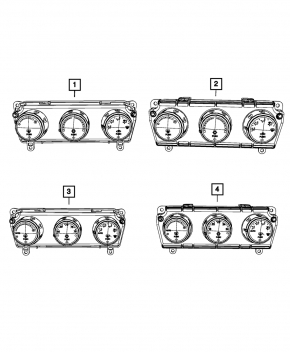 Climate control Chrysler 200 11-14 manual